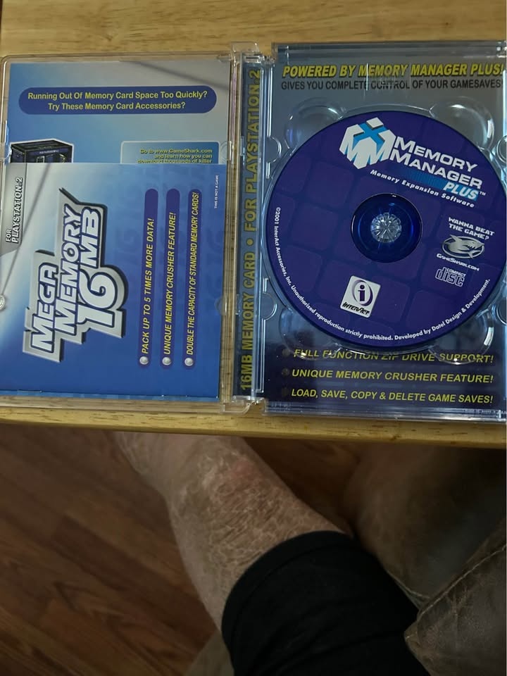 Mega memory 16 MB disc for Playstation 2 - photo 3
