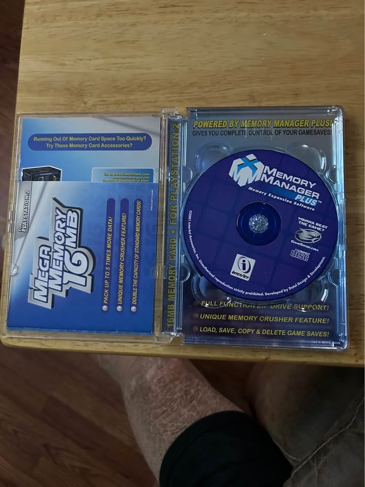 Mega memory 16 MB disc for Playstation 2 - photo 4
