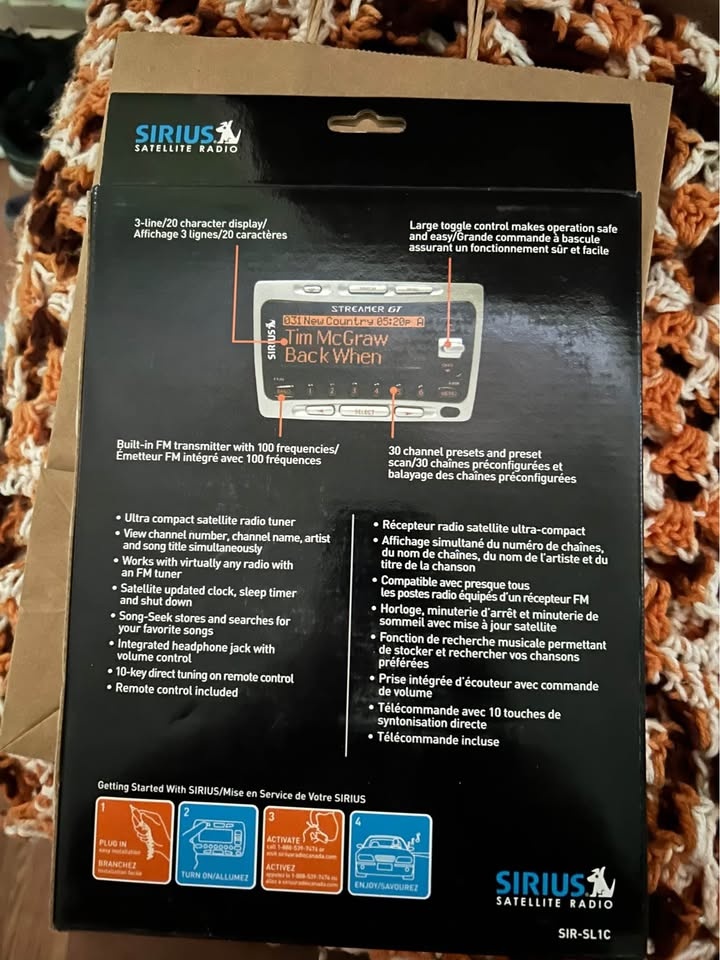 Sirius satellite radio streamer GT - photo 3