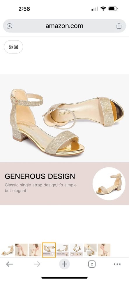 Dufannie Girls' Sandals - Size 3 - photo 4