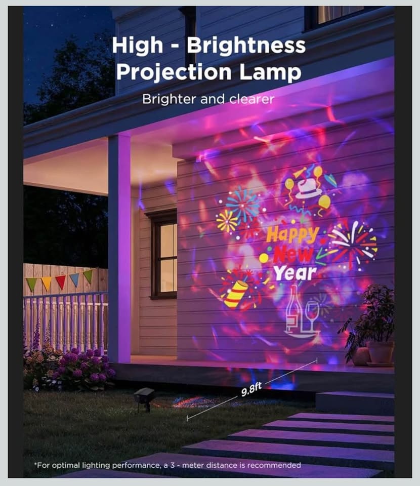 Govee Outdoor Snowflake Projector Light - photo 5