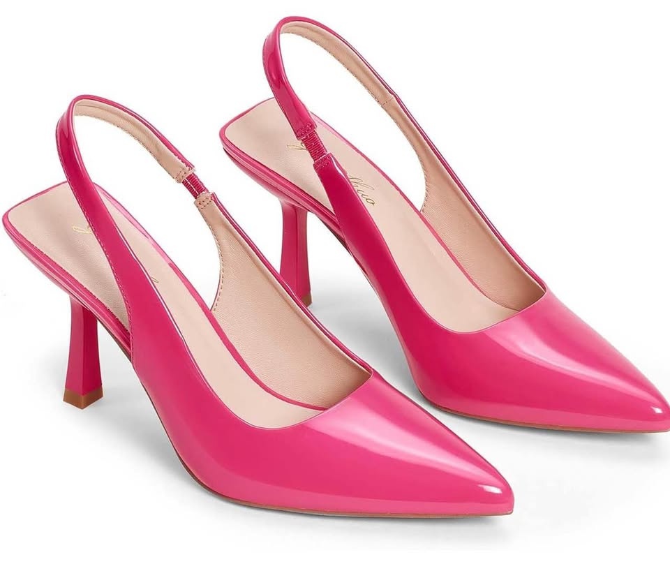 GENSHUO Women's Slingback Kitten Heel Pumps US 8.5 - photo 4