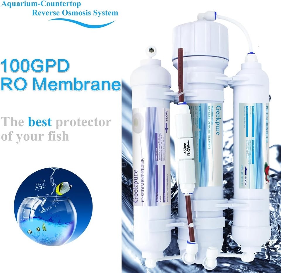 Geekpure 3 Stage Portable Aquarium RO Water Filter - photo 3