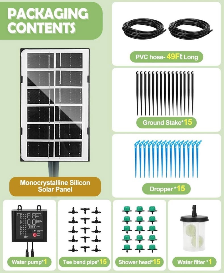 Solar Automatic Drip Irrigation Kit System (Bayview and John) - photo 3