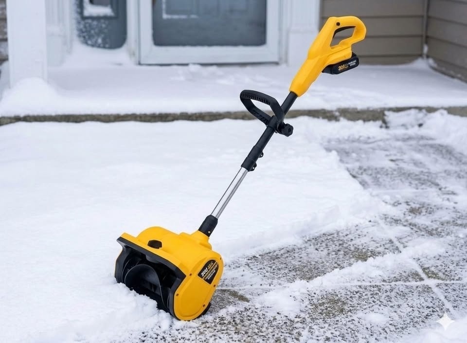 NEW 21V Cordless Snow Shovel - 10" Electric Snow Sweeper - Tool