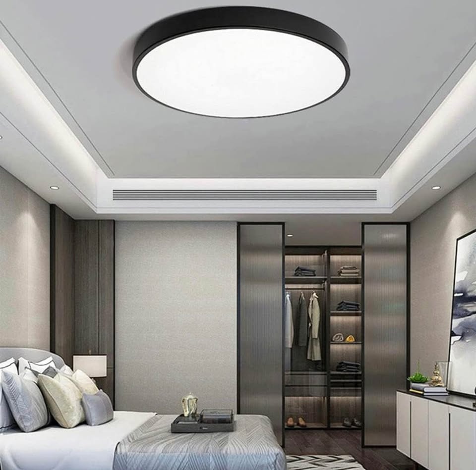 Modern Round LED Ceiling Light - Ultra-Thin Flush Mount - photo 3
