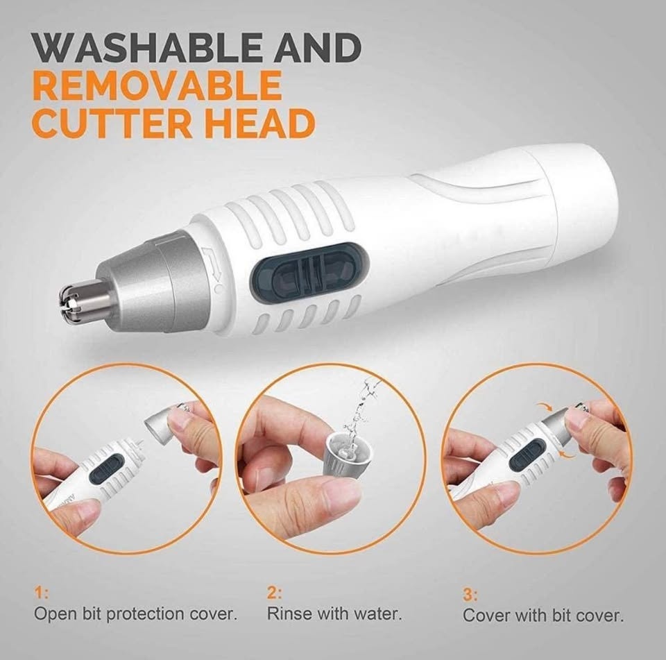 Nose Hair Trimmer, Ear/Nose Trimmer, Cordless - photo 5