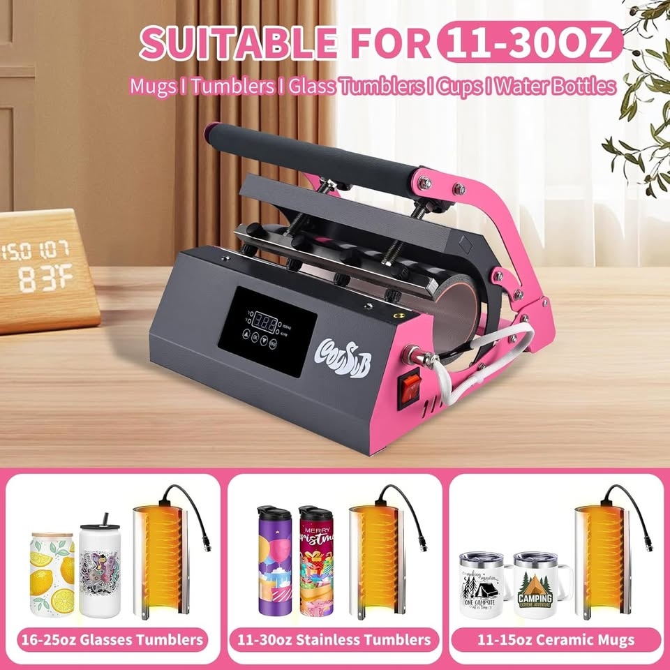CoolSub Tumbler Heat Press Machine for Mugs & Tumblers - photo 3