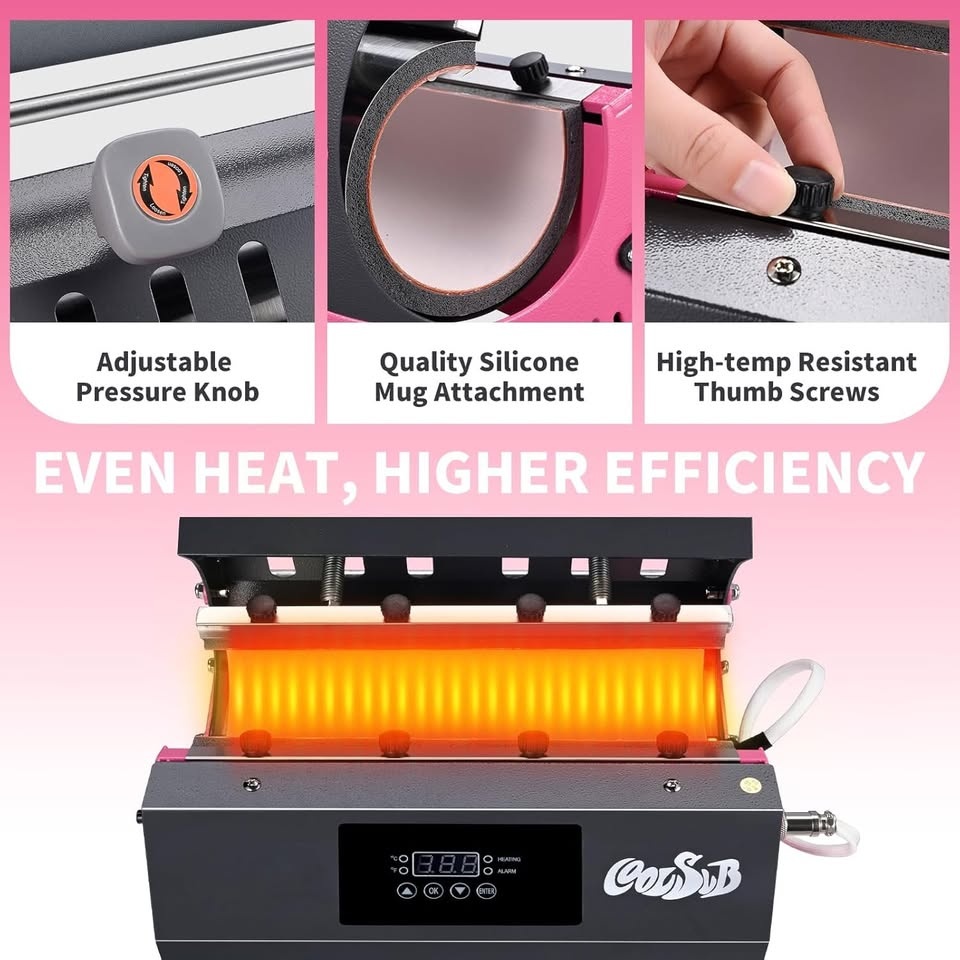 CoolSub Tumbler Heat Press Machine for Mugs & Tumblers - photo 4