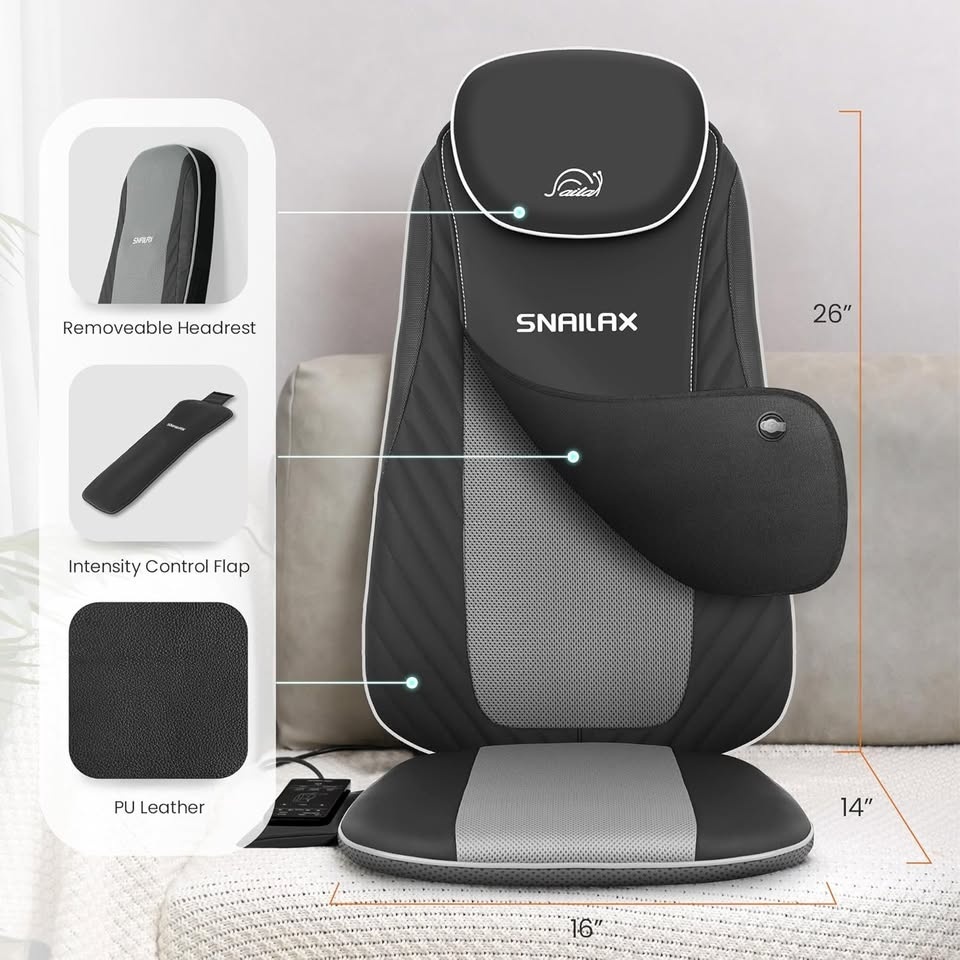 Brand New Snailax Back Massager with Heat (SL-256) - photo 3