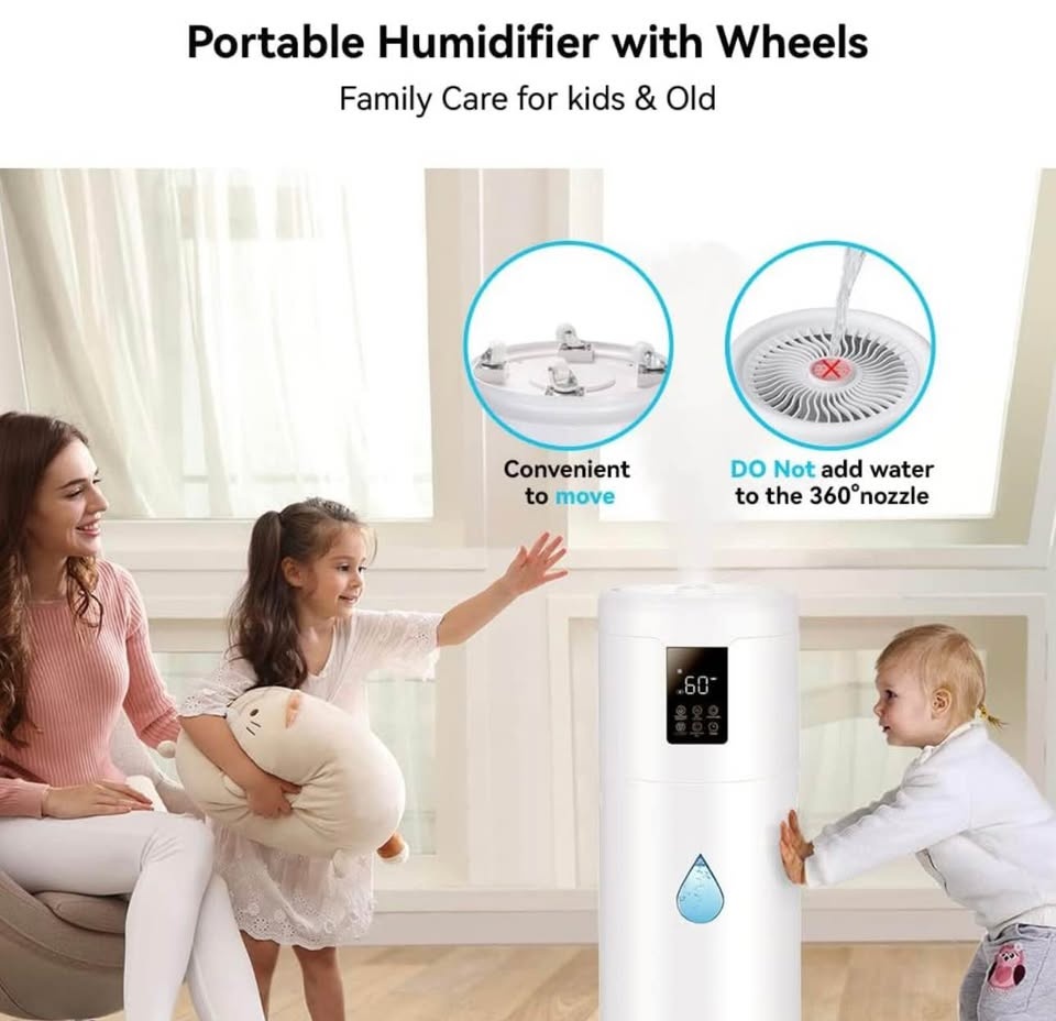 Honovos 4.5Gal Tower Humidifier for Large Rooms - photo 5