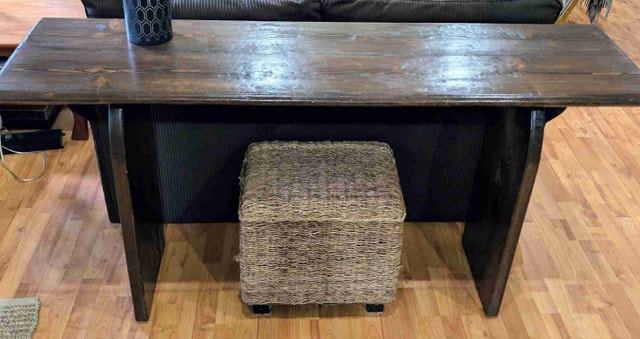 Handcrafted Entryway Table