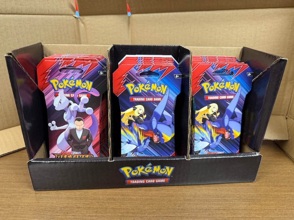 Pokemon TCG Scarlet & Violet—Destined Rivals 4-Pack Art Set - photo 2