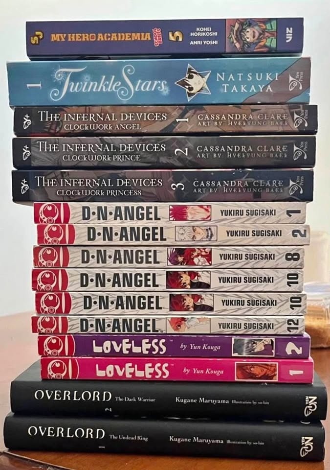 Manga Collection - GTO, MHA, Overlord, Infernal Devices & More
