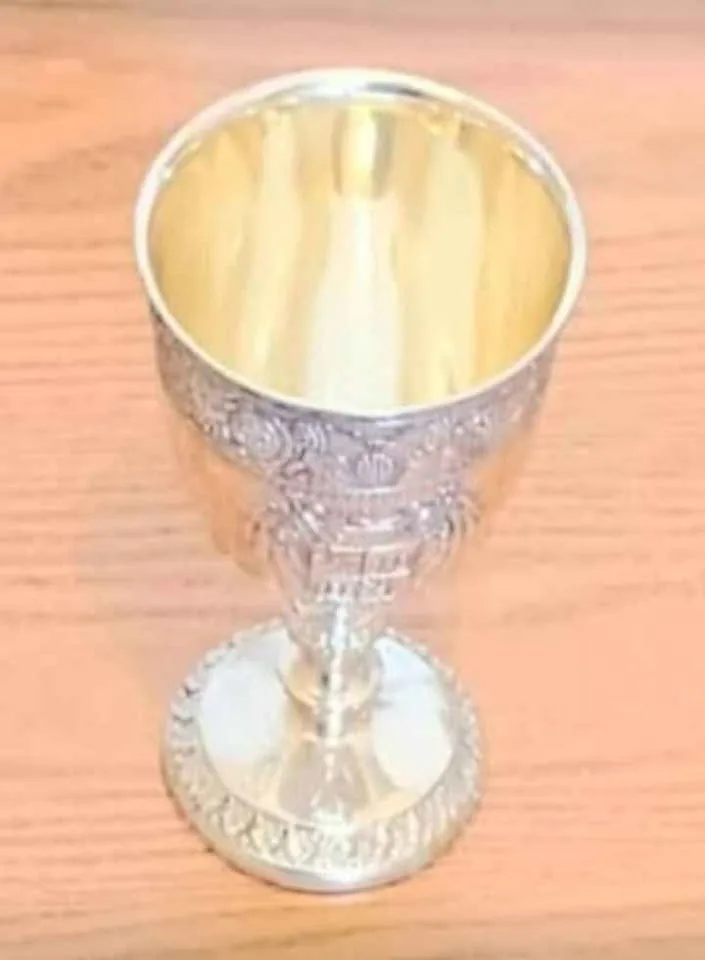 Rare 1950's Corbell Set of 4 S.P. Wine Goblets image indicator(3)