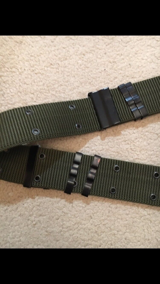 Military green belt fashion - photo 3