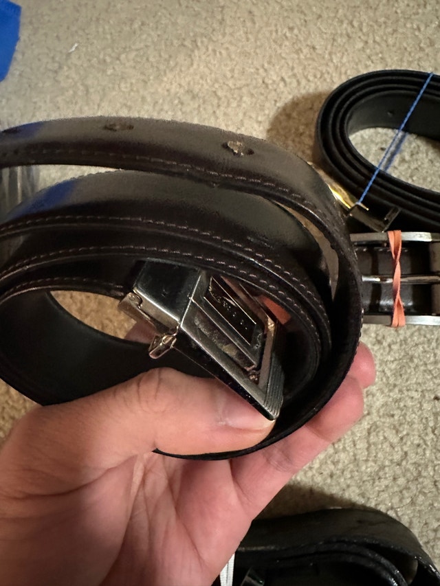 Various Men’s belts, ($10 each) - photo 4