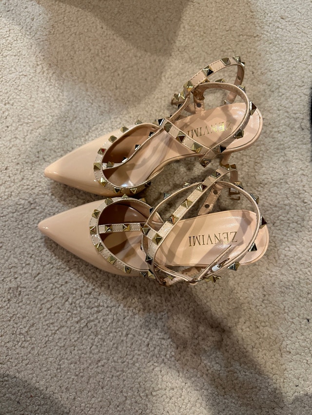 Zenvimi Women's High Heel Shoes Size 38