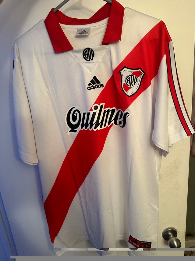 River Plate Retro Soccer Jersey #9 FRANCESCOLI - Men's XL - photo 2