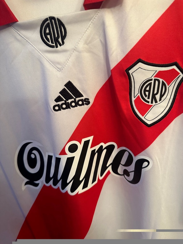 River Plate Retro Soccer Jersey #9 FRANCESCOLI - Men's XL - photo 5