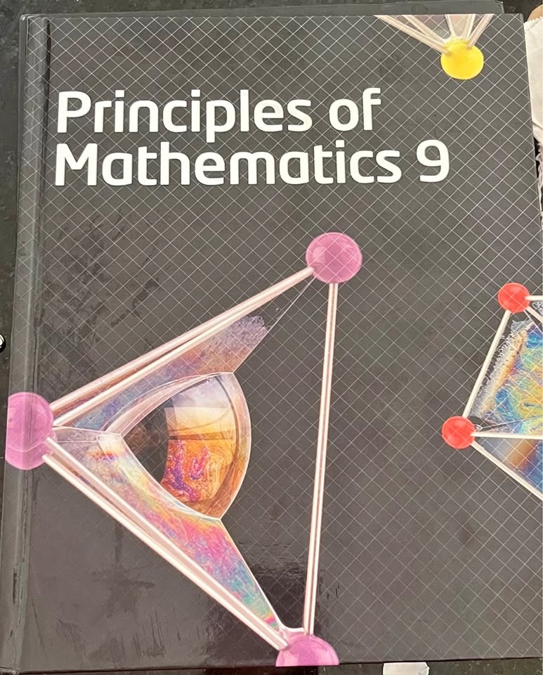 Nelson Principles of Mathematics 9 Textbook + Homework Book