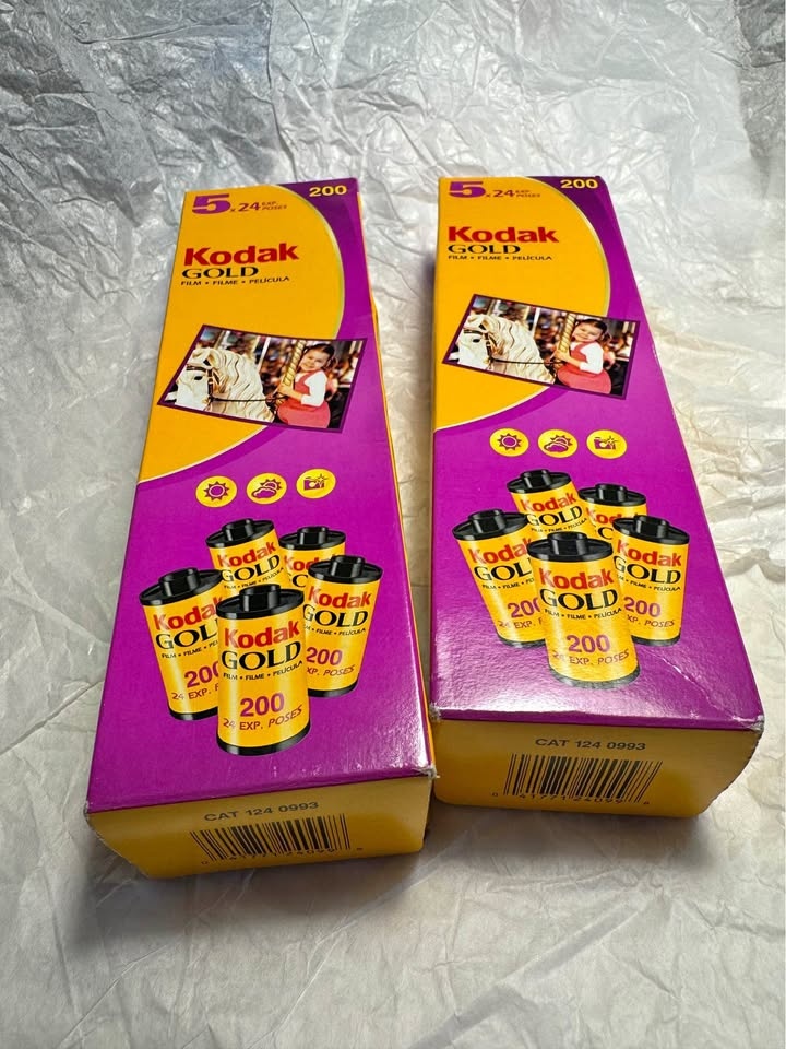 Kodak Gold expired 35mm iso 200 24 exposure film