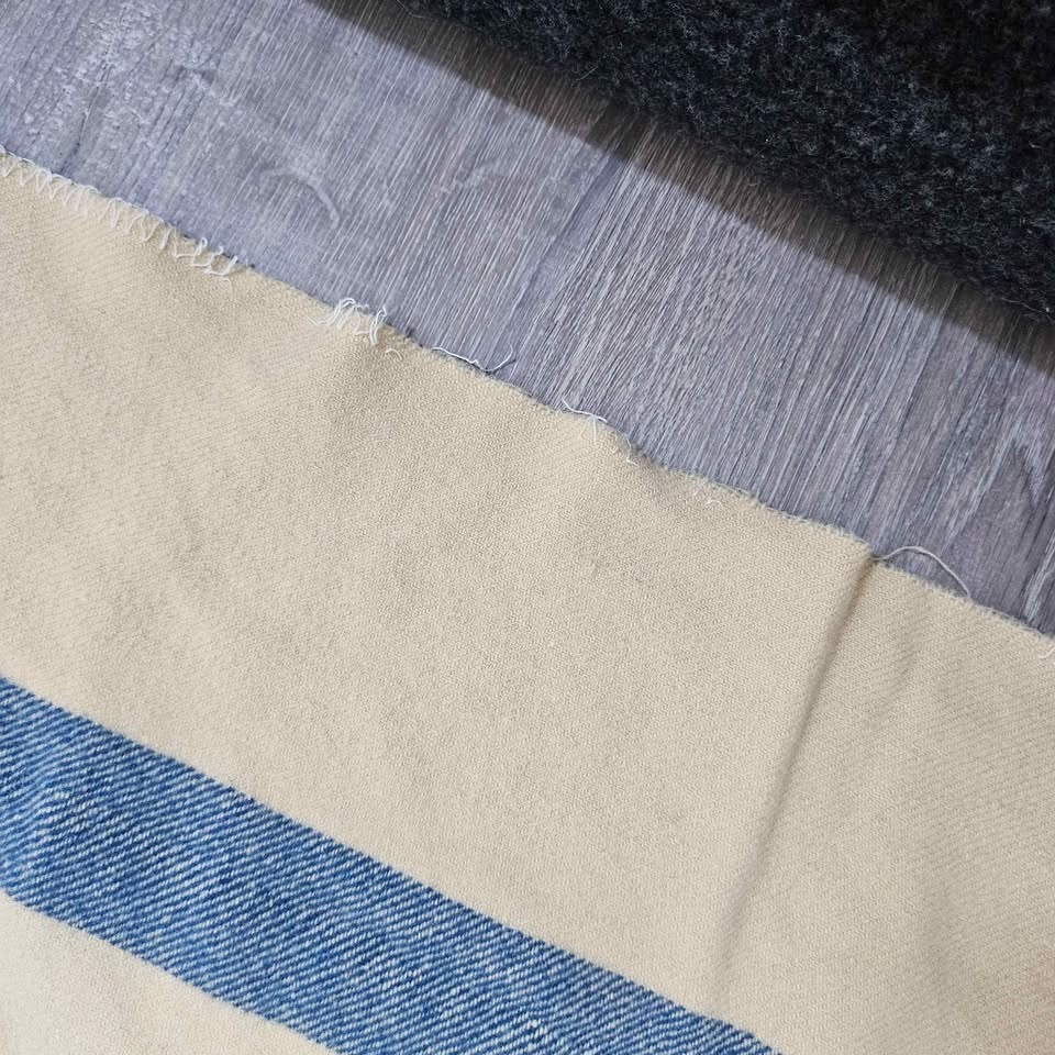 Wescomills Wool Blanket Blue Stripes - photo 5