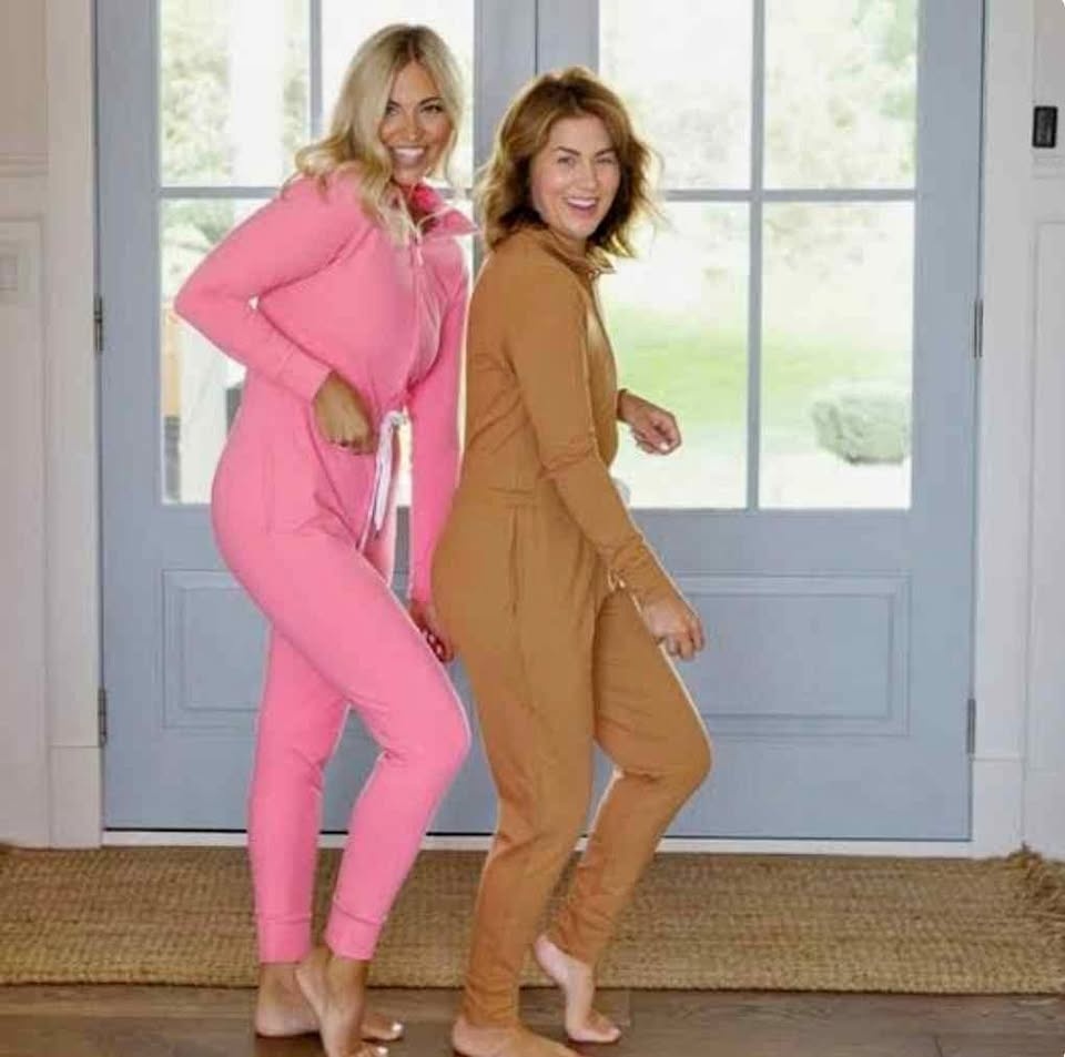 Smash + Tess Jilly Jogger Romper sz Small Cinnamon Brown
