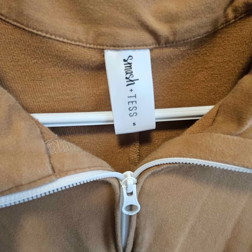 Smash + Tess Jilly Jogger Romper sz Small Cinnamon Brown - photo 3