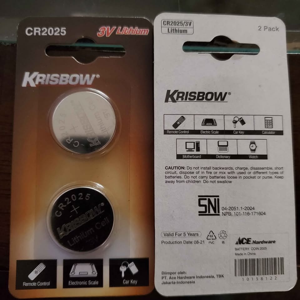 Lithium CR2025 Button Cell Batteries - photo 2