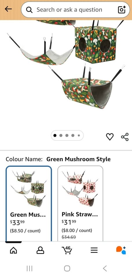 4 Pcs Hamster Guinea Pig Hammock Set - photo 3