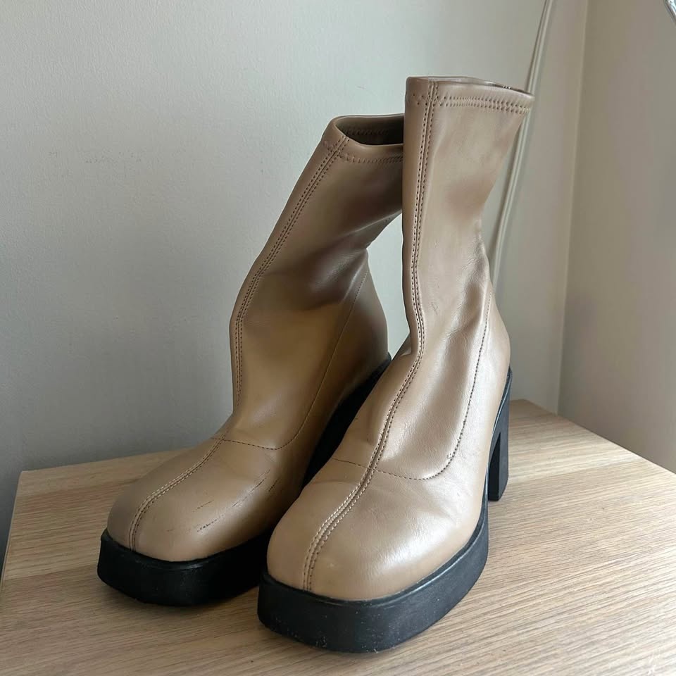 8.5 Call It Spring Vegan Leather Boots
