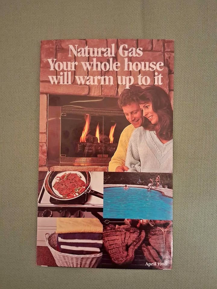 Vintage 1988 Consumers Gas Natural Gas Appliances Brochure