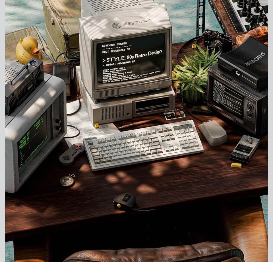 (New) R6 Retro Wireless Mechanical Keyboard - photo 2
