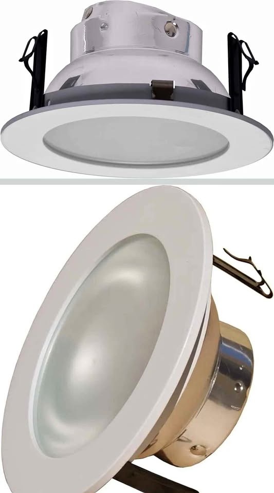4 inch Frosted Shower Trim for Low Voltage Recessed Lighting