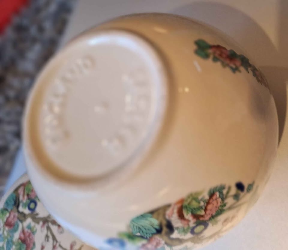 Vintage Sadler Fine China Ginger Jar - Indian Tree Design - photo 3