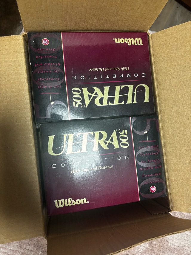 72 New Golf Balls - Top-Flite XL Titanium + Wilson Ultra