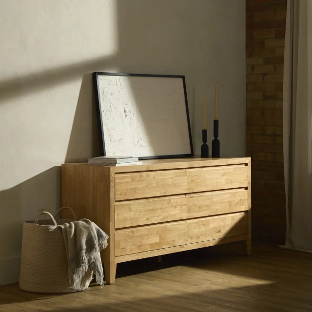 Brand New Silk & Snow Nara 6-Drawer Dresser in Box