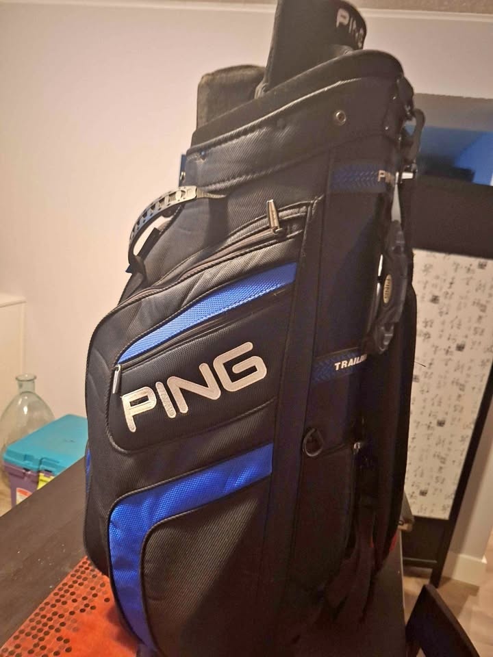 Ping Golf Bag, Clubs, Putters & Ball Retriever
