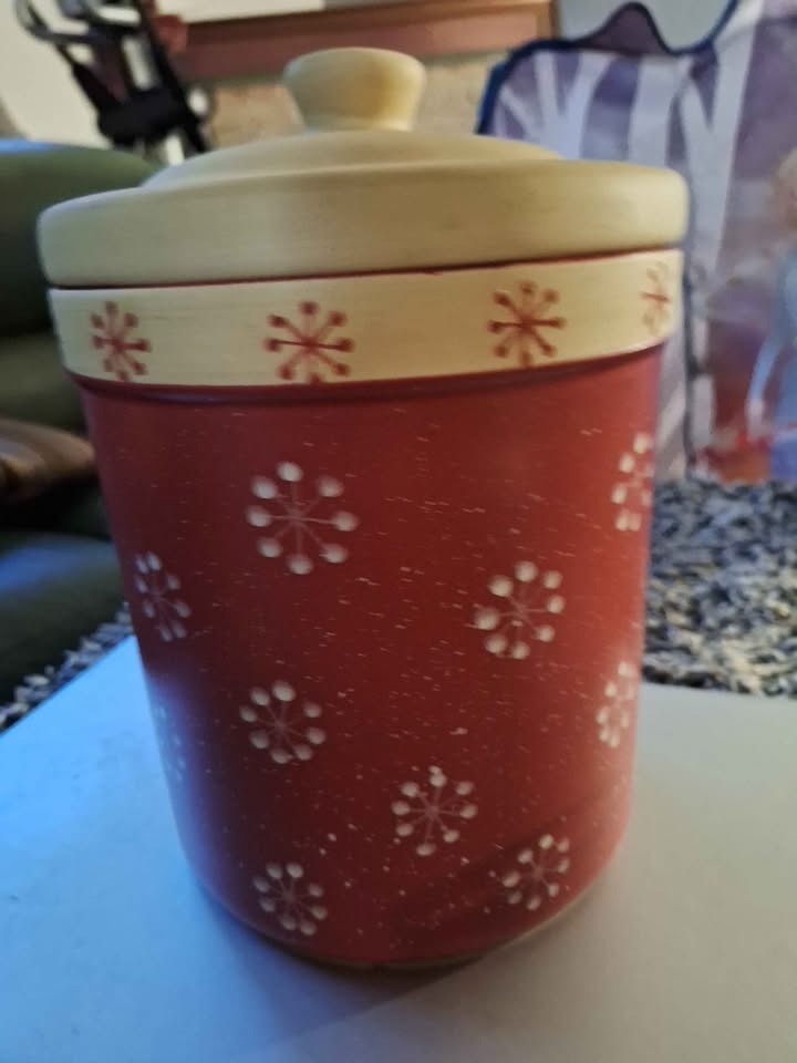 Large 3D Reindeer Xmas Cookie Jar - photo 2