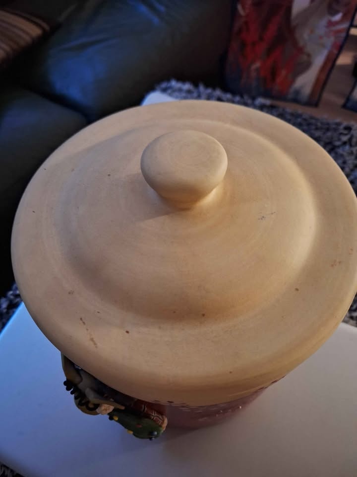 Large 3D Reindeer Xmas Cookie Jar - photo 3