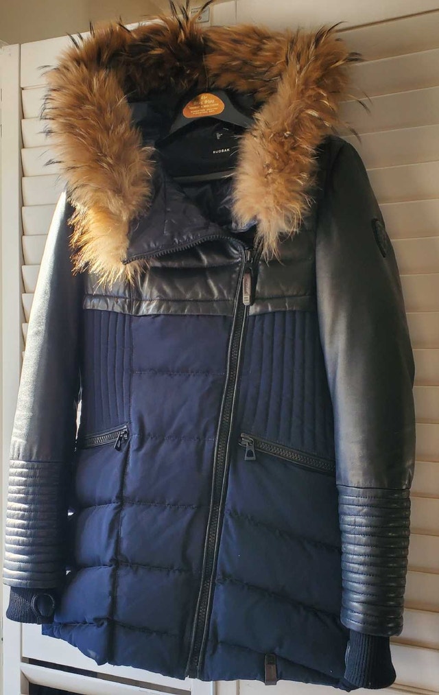 Rudsak Jacket Full Length With Leather and Real Fur