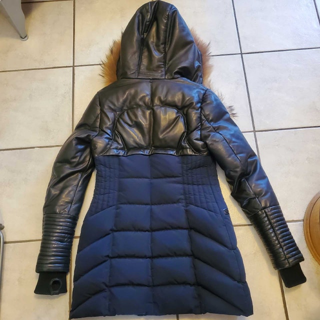 Rudsak Jacket Full Length With Leather and Real Fur - photo 2