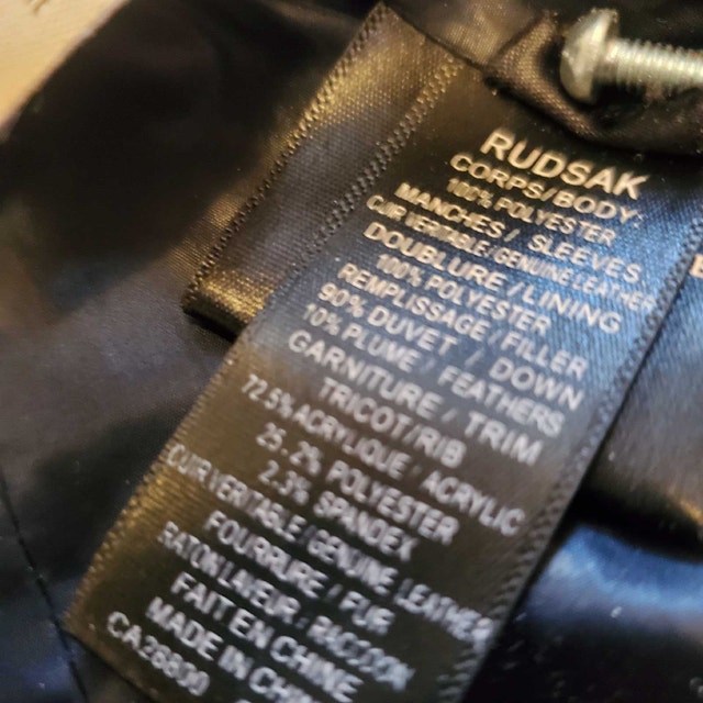 Rudsak Jacket Full Length With Leather and Real Fur - photo 5
