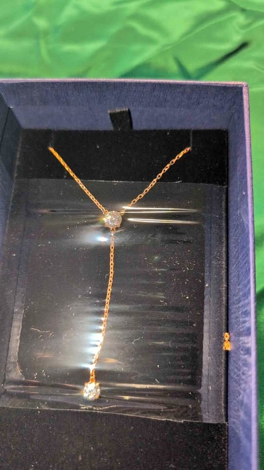 Authentic Swarovski Crystal Necklace – With Original Box