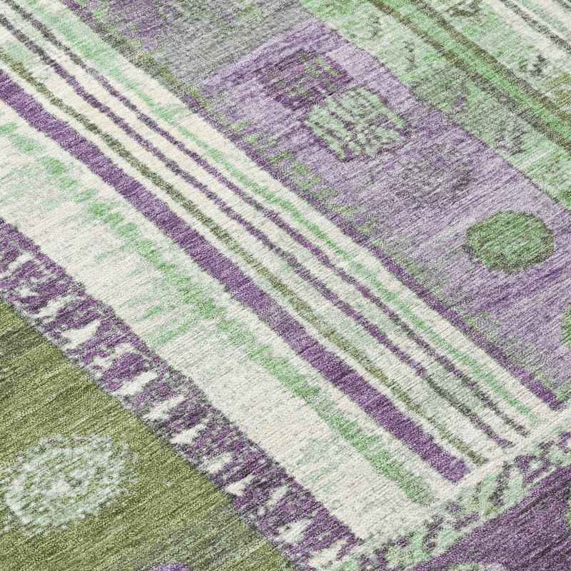 5x7 Purple Indoor/Outdoor Rug, Machine Washable - photo 4