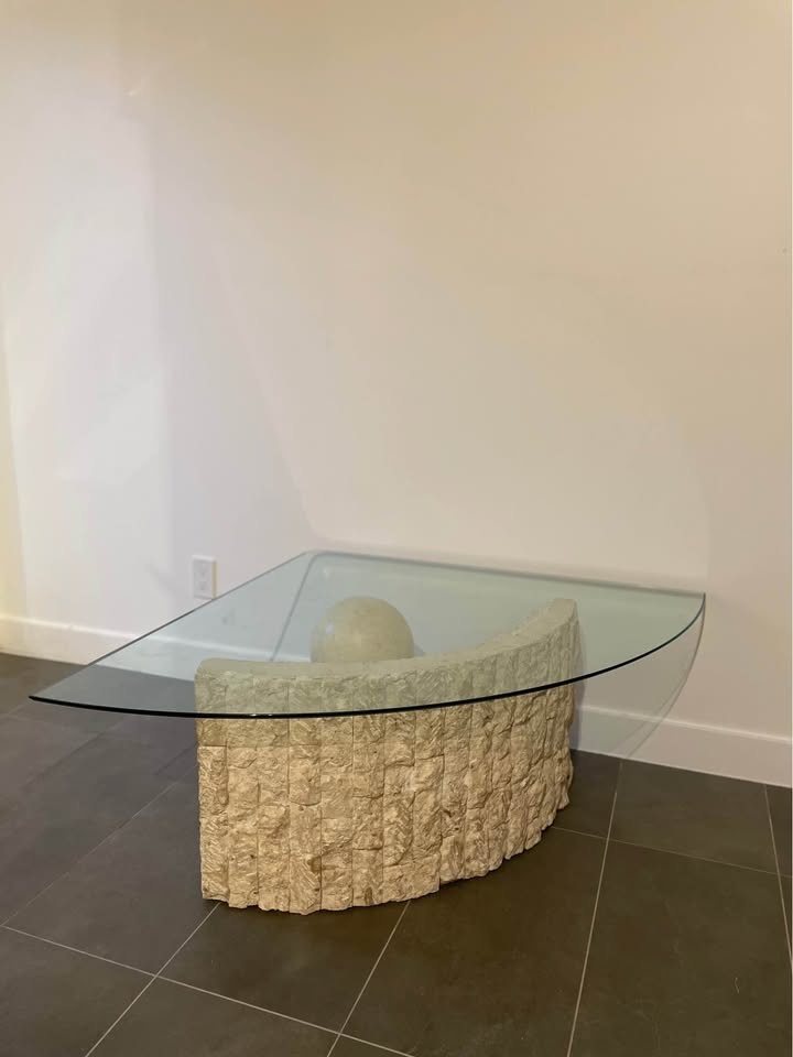 Magnussen Ponte 1980s Travertine Stone Coffee Table - photo 3