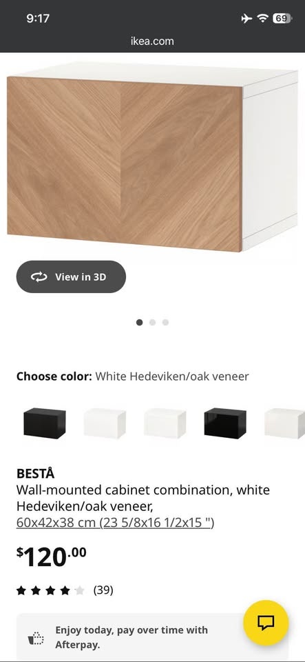 Moving Sale! Pink and white ikea Besta cabinet - photo 3