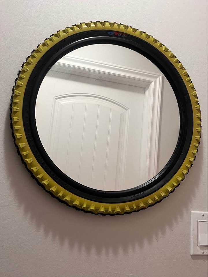 Vintage 90s IKEA Volda Mirror Green - photo 4