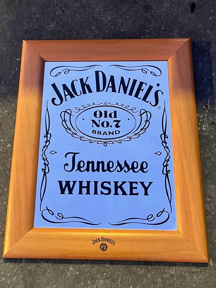 Jack Daniel's Old No. 7 Tennessee Whiskey Bar Mirror - photo 2